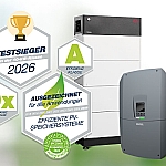 KOSTAL geëerd als testwinnaar van de HTW Elektriciteitsopslag inspectie 2026