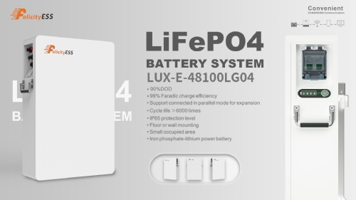 5.12kWh  100Ah Lithium-Ion Battery LUX-E-48100LG04 Series