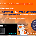 Slim energiemanagement: waarom de combinatie warmtepomp + slimme thuisbatterij de grootste winst oplevert